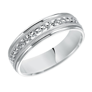 Comfort Fit Round Wedding Band for Men’s