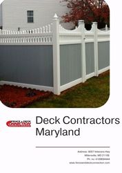 deck contractors maryland